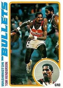 Tom Henderson 1978 topps Topps