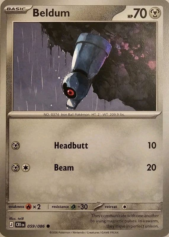 Beldum 2026 Pokemon