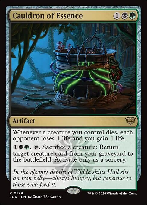Cauldron of Essence 2026 Magic: The Gathering Secrets of Strixhaven Extended Art