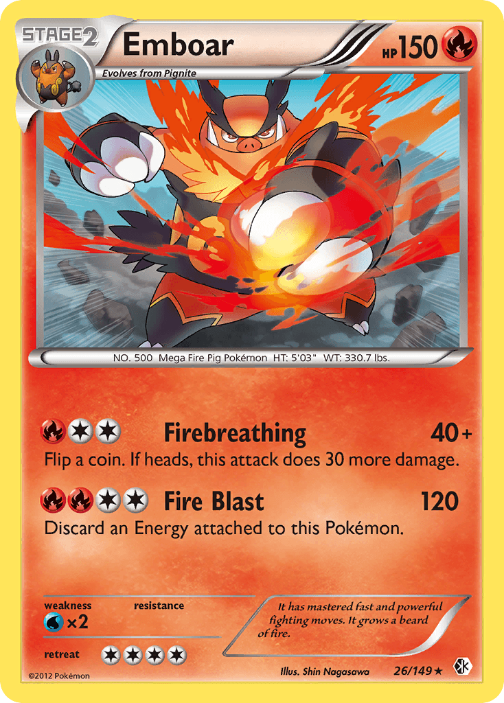 Emboar 2012 Pokemon