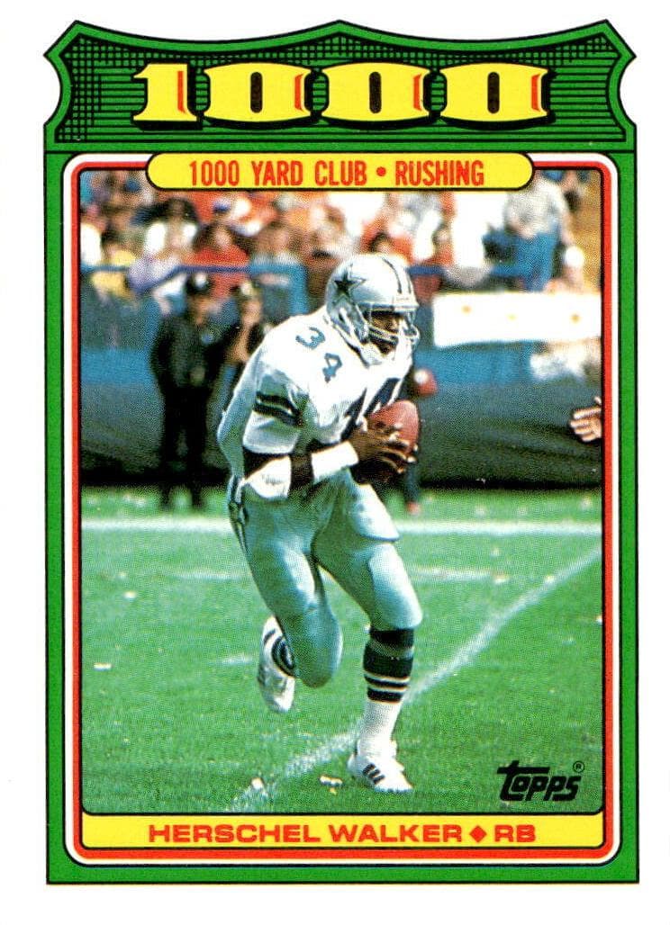 Herschel Walker 1988 topps Topps