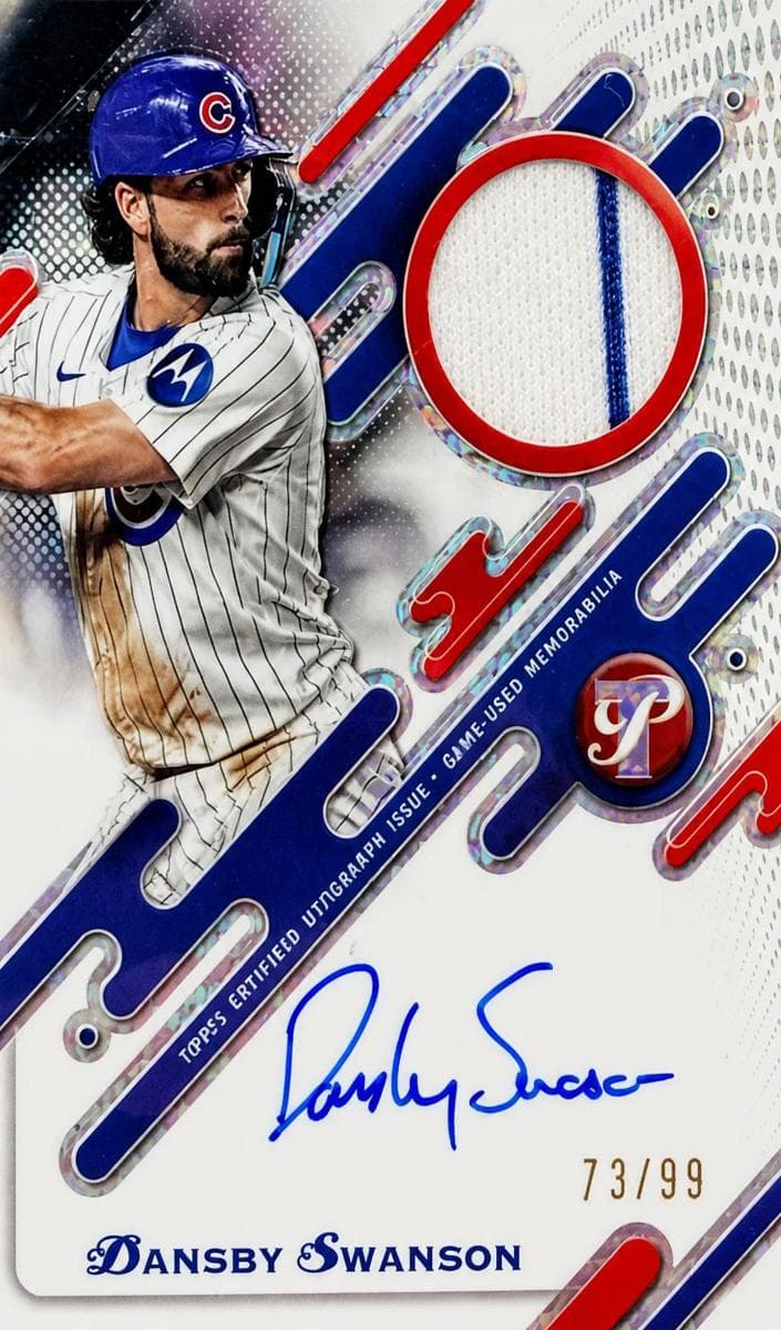 Dansby Swanson 2025 topps Topps Pristine