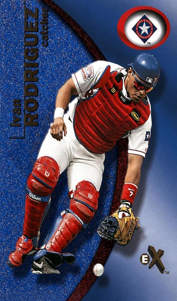 Ivan Rodriguez 2001 fleer Fleer E-X