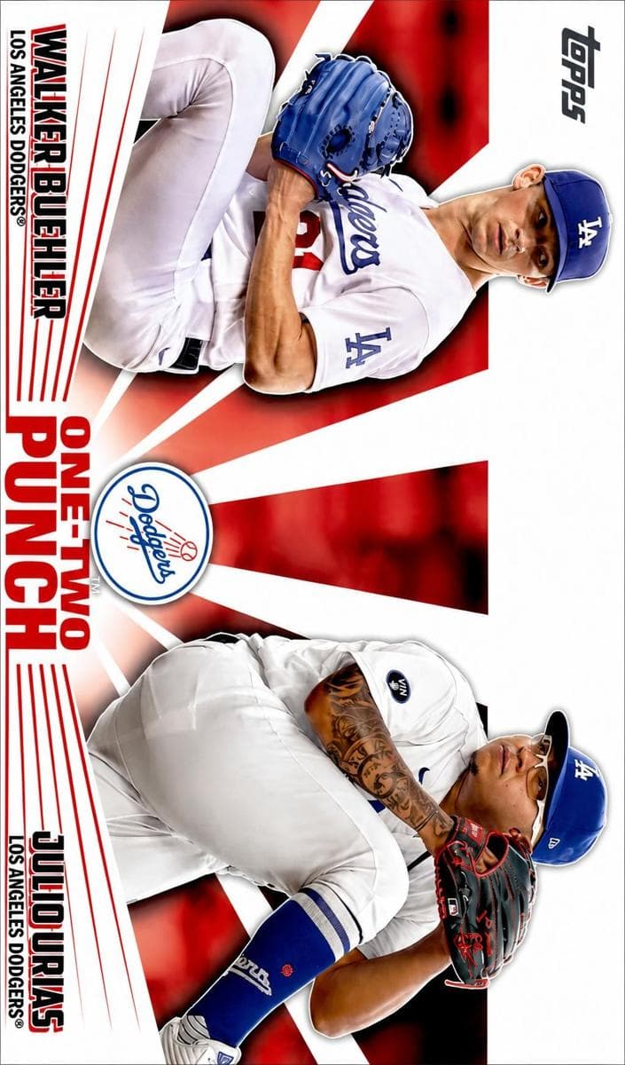 Walker Buehler / Julio Urías trading card