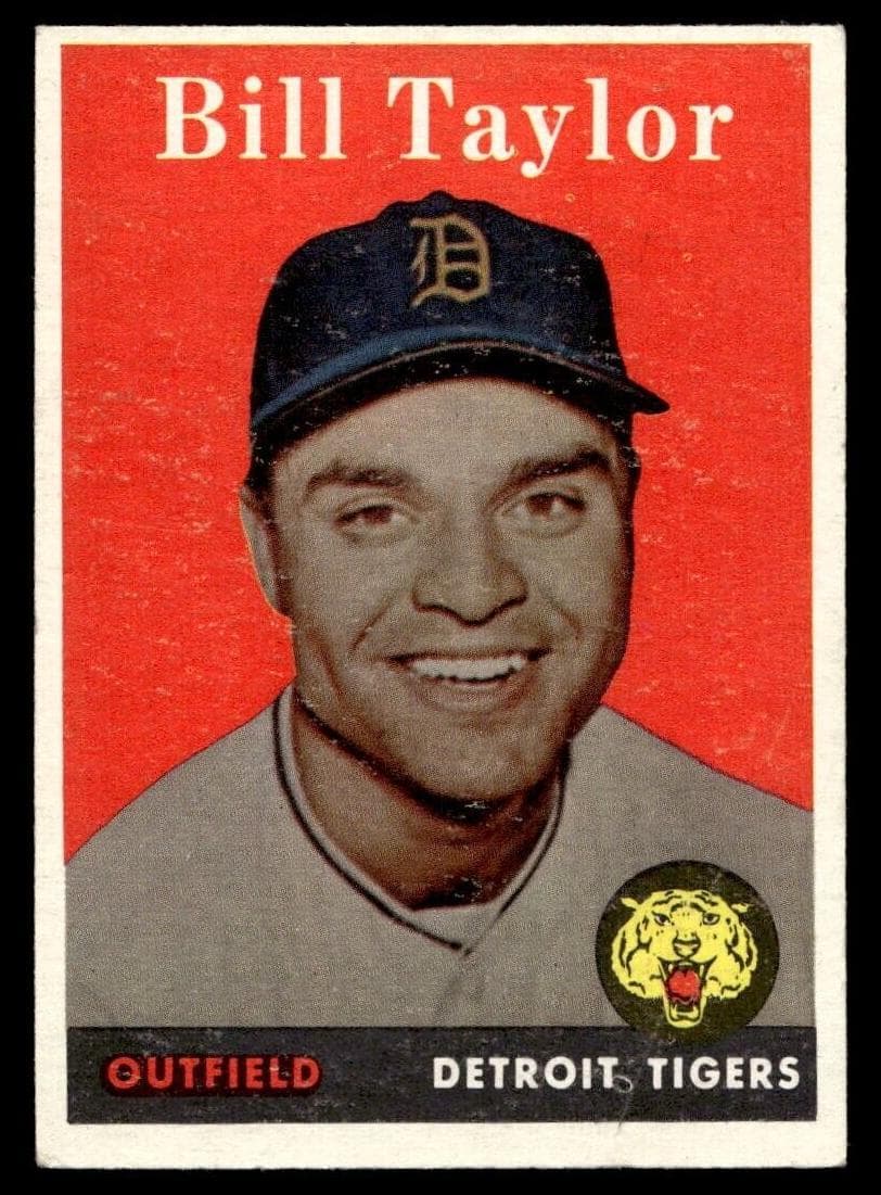 Bill Taylor 1958 topps Topps