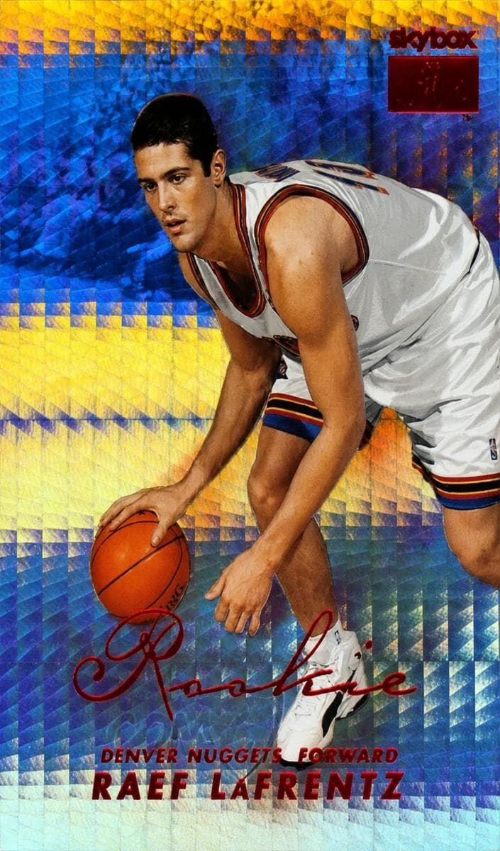 Raef LaFrentz 1998 fleer SkyBox Premium