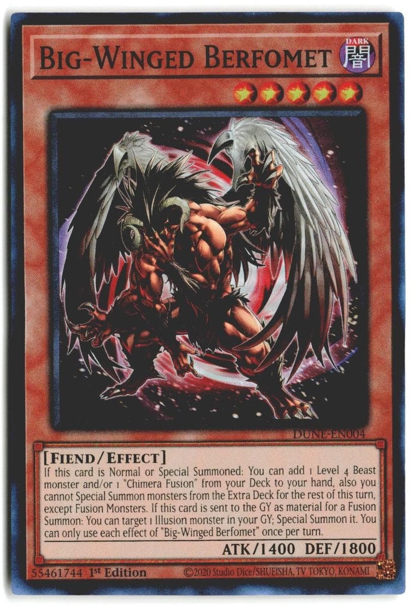 Big-Winged Berfomet 2023 Yu-Gi-Oh!