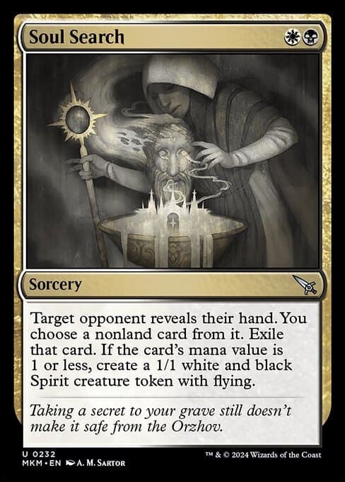 Soul Search 2024 Magic: The Gathering Murders at Karlov Manor