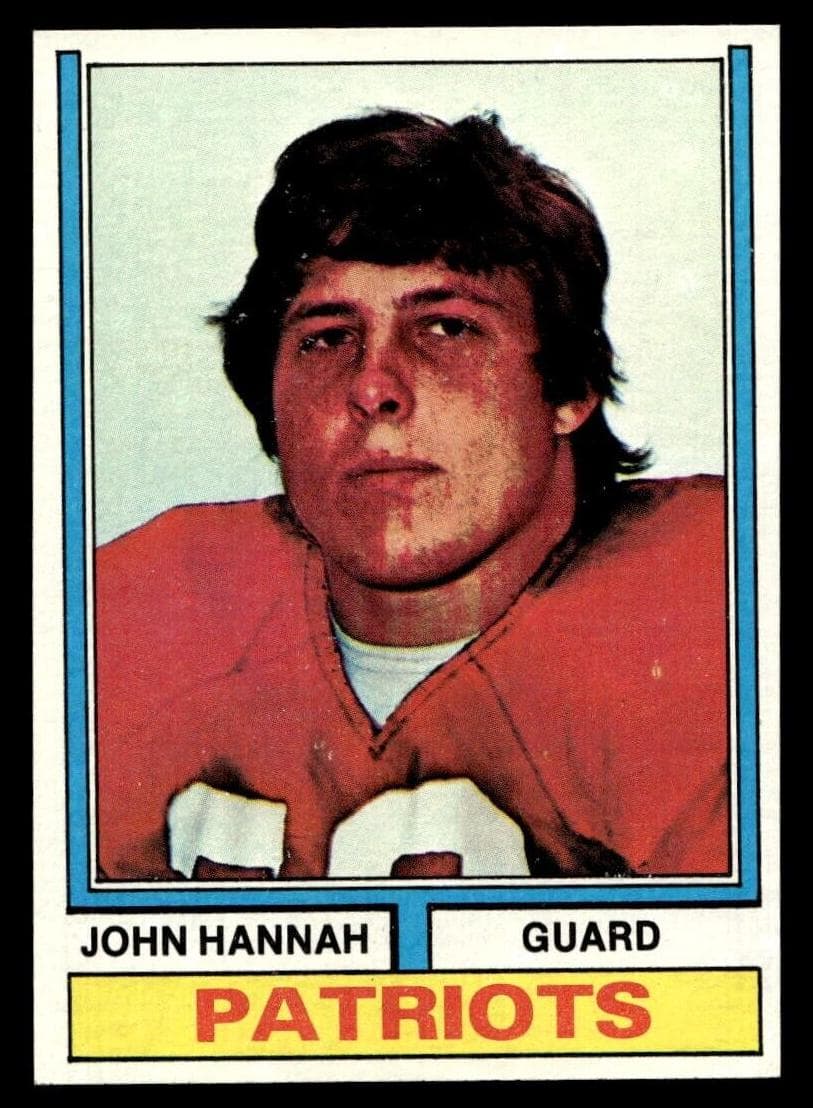 John Hannah 1974 topps Topps