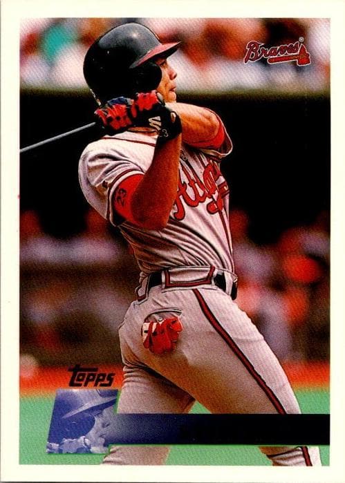 David Justice 1996 topps