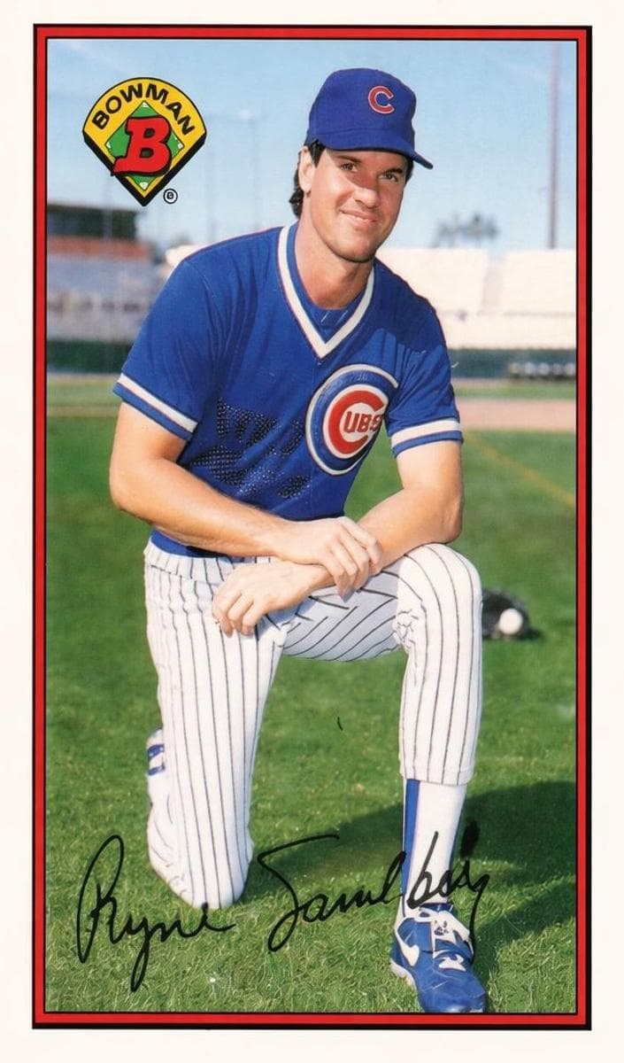 Ryne Sandberg 1989 bowman