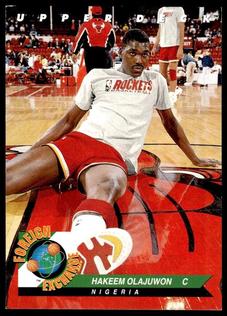 Hakeem Olajuwon 1992 upper-deck Upper Deck