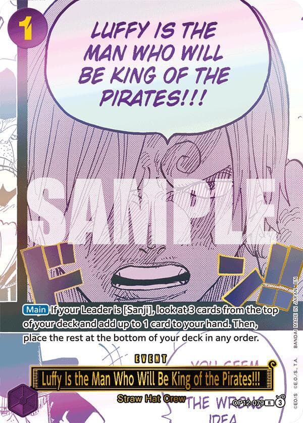 Luffy Is The Man Who Will Be King Of The Pirates 2025 One Piece Japanese Legacy of the Master