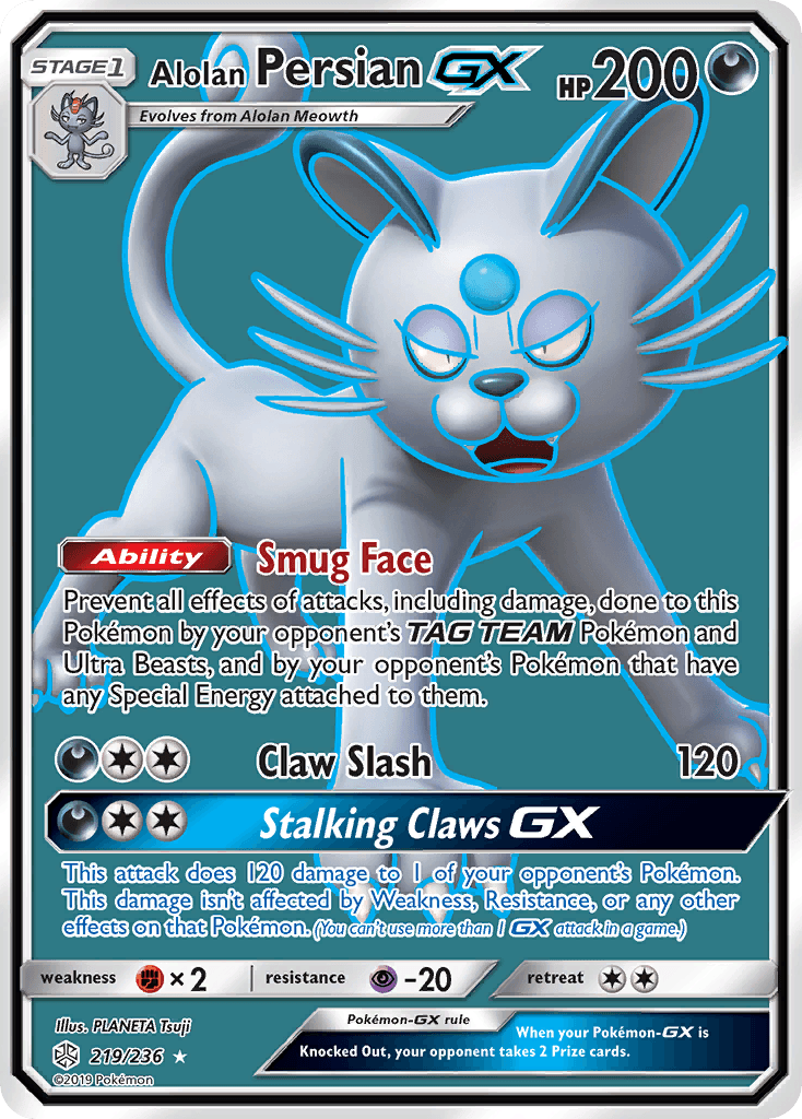 Alolan Persian GX 2019 Pokemon