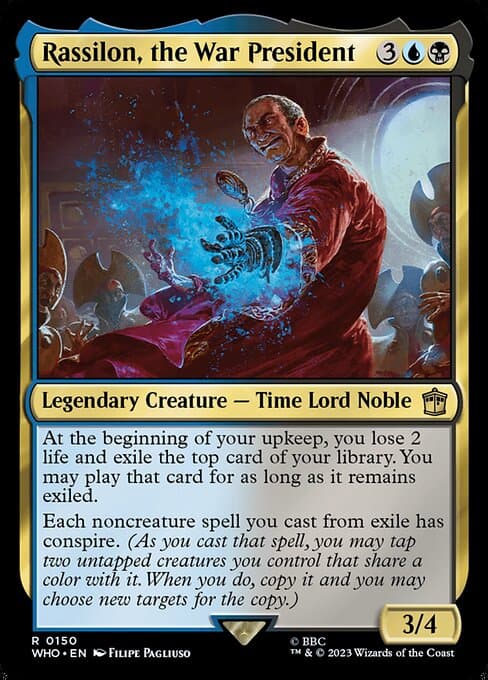 Rassilon, the War President 2023 Magic: The Gathering Doctor Who