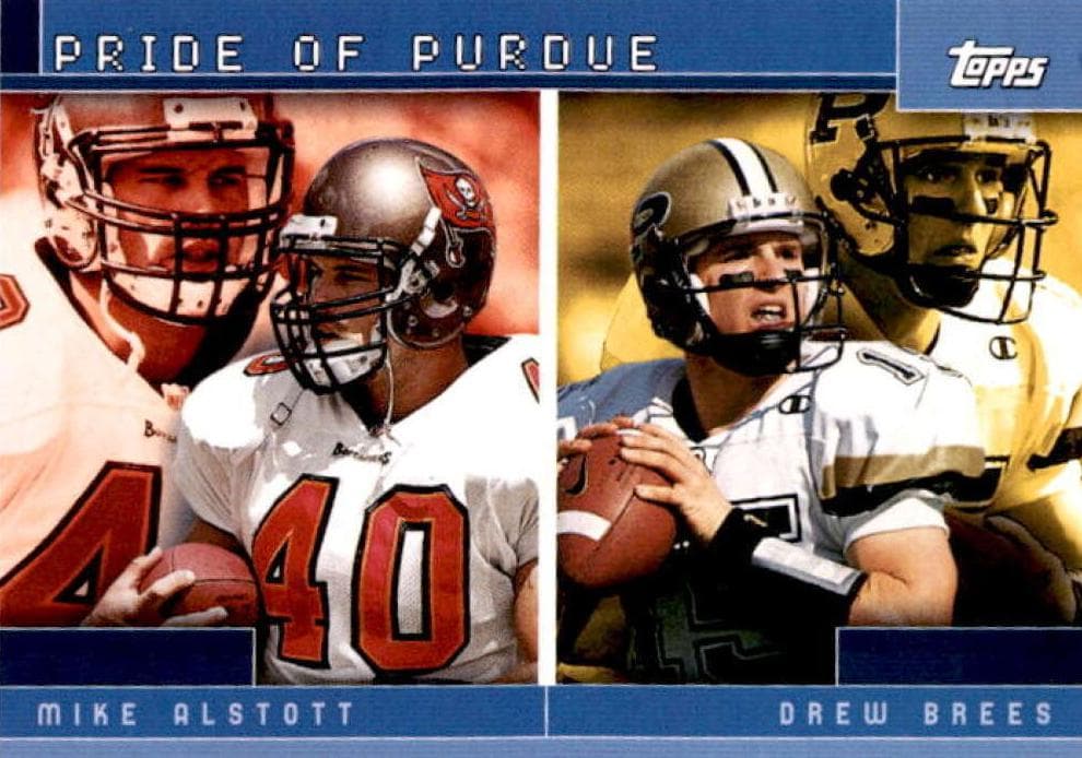 Pride of Purdue (Mike Alstott / Drew Brees) 2001 topps