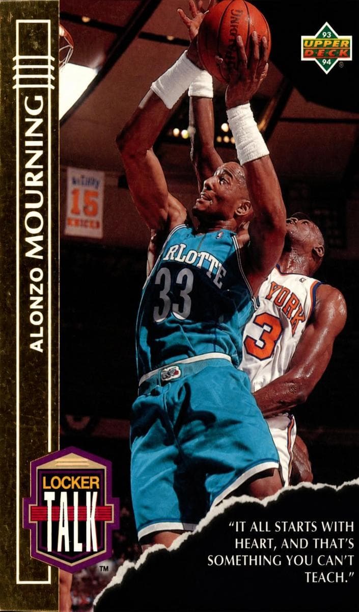 Alonzo Mourning 1993 upper-deck Upper Deck