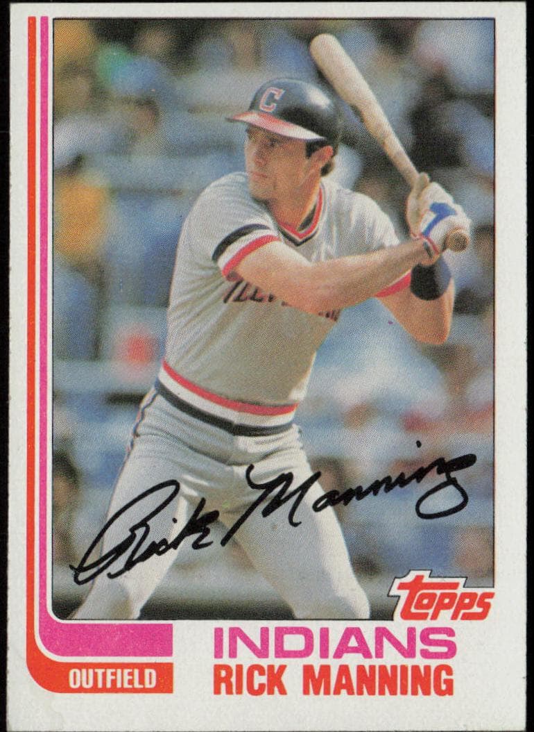 Rick Manning trading card
