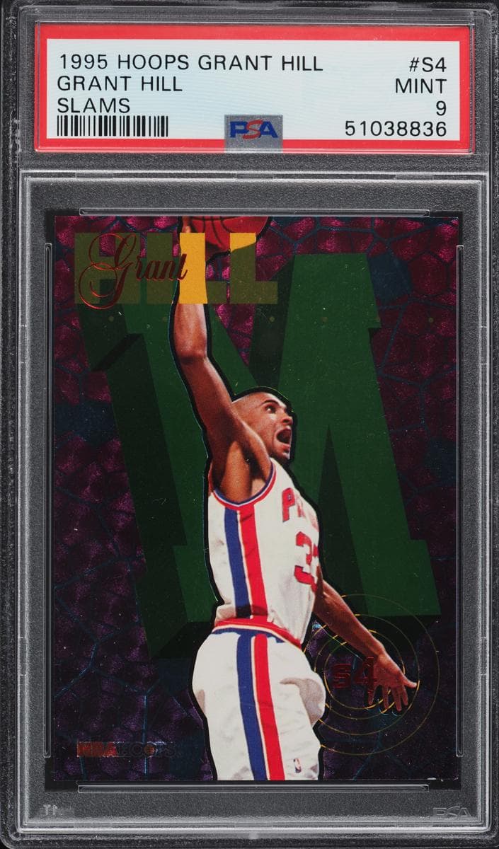 Grant Hill 1995 panini Hoops