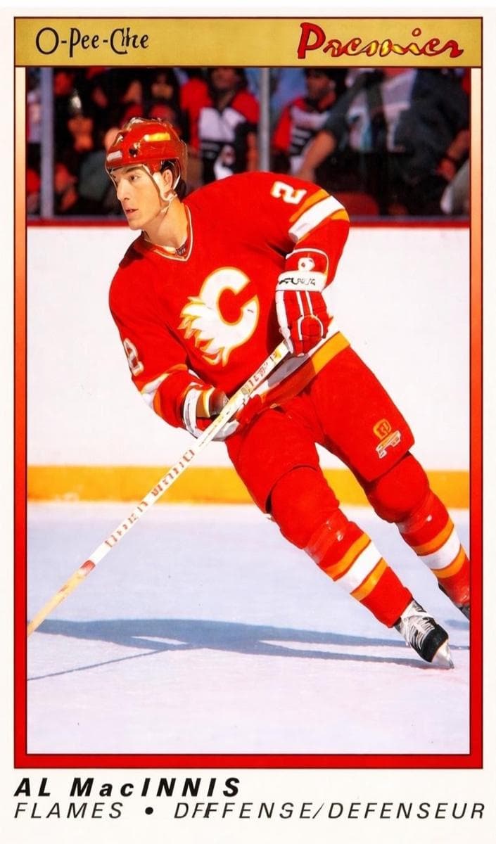 Al MacInnis trading card