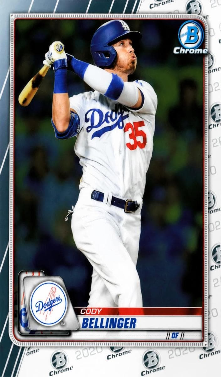Cody Bellinger 2020 bowman Bowman Chrome