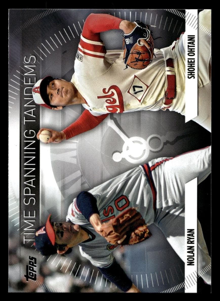 Shohei Ohtani / Nolan Ryan trading card