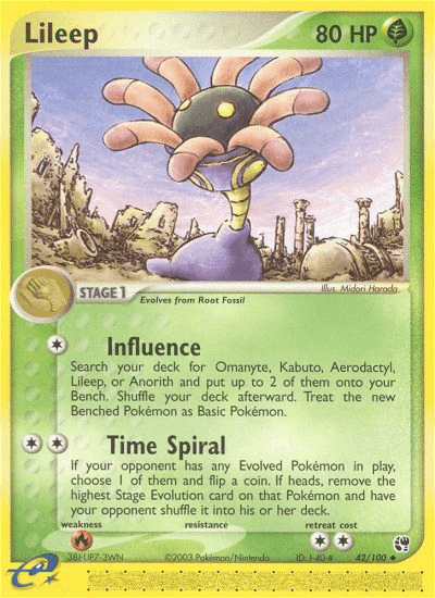 Lileep 2003 Pokemon