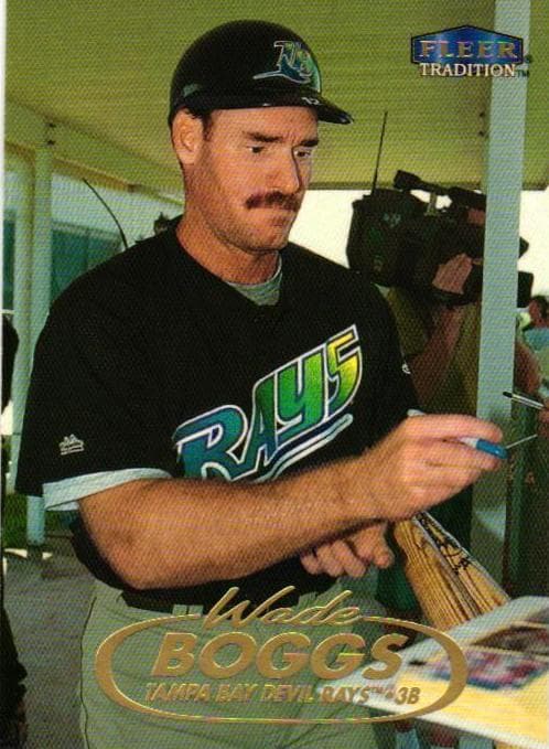 Wade Boggs 1998 fleer Fleer Tradition
