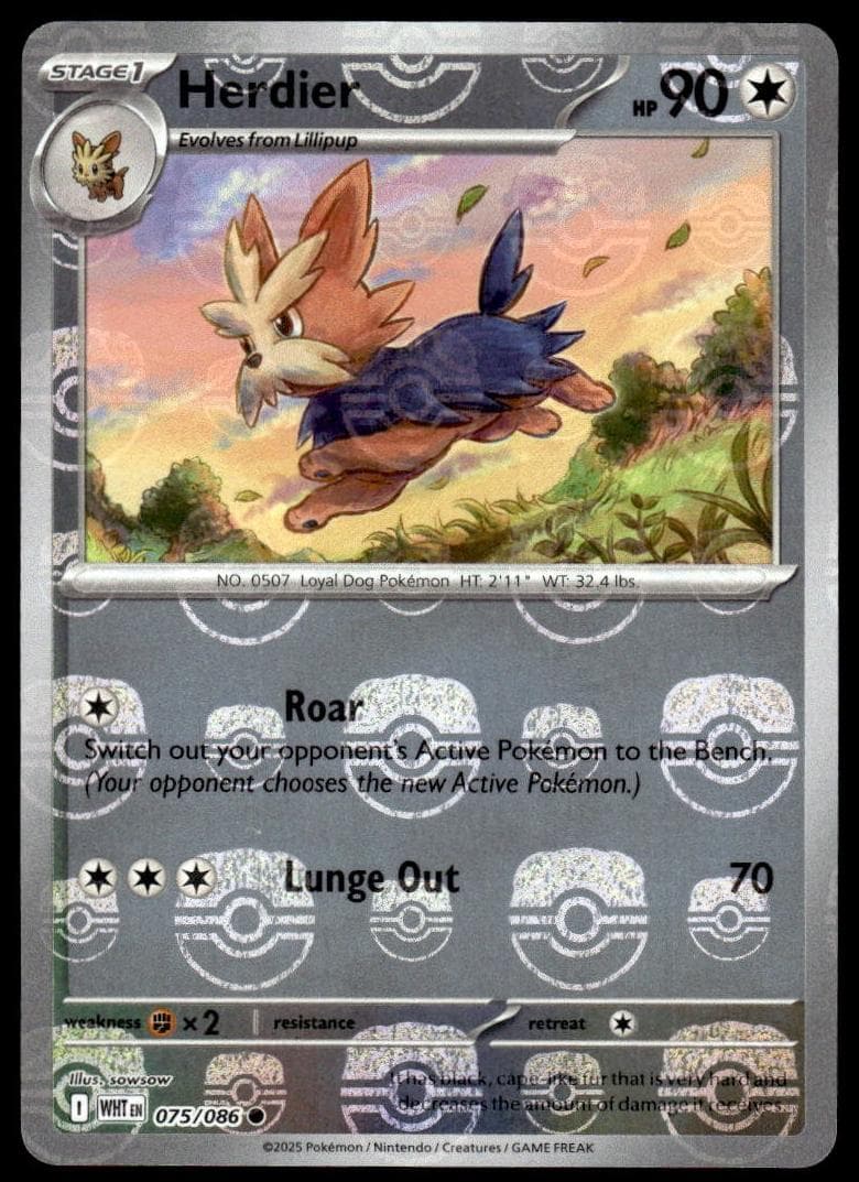 Herdier trading card