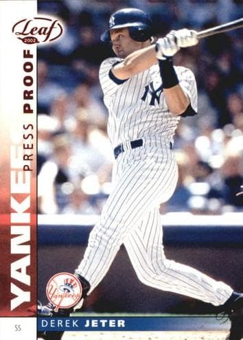 Derek Jeter 2002 leaf Leaf