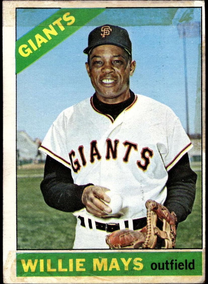 Willie Mays 1966 topps O-Pee-Chee