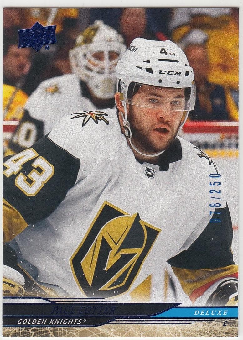 Paul Cotter trading card
