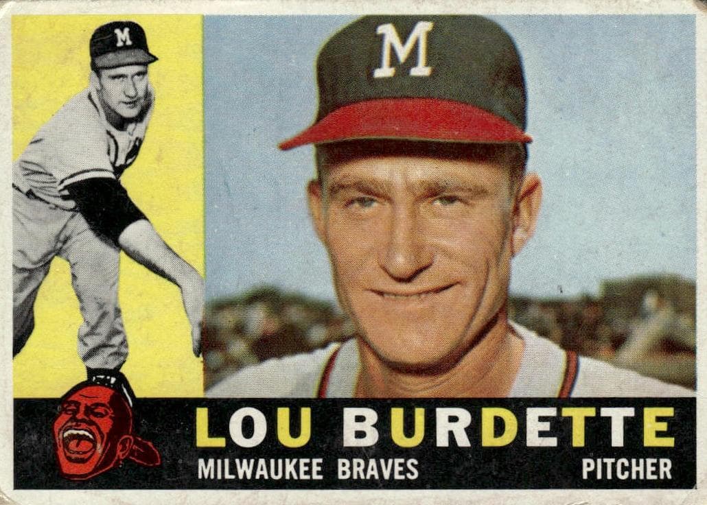 Lew Burdette 1960 topps Topps