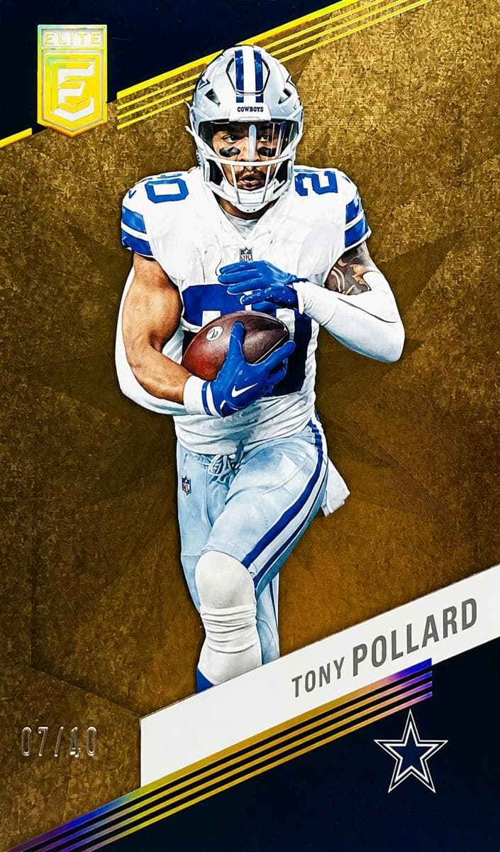 Tony Pollard 2023 panini Elite