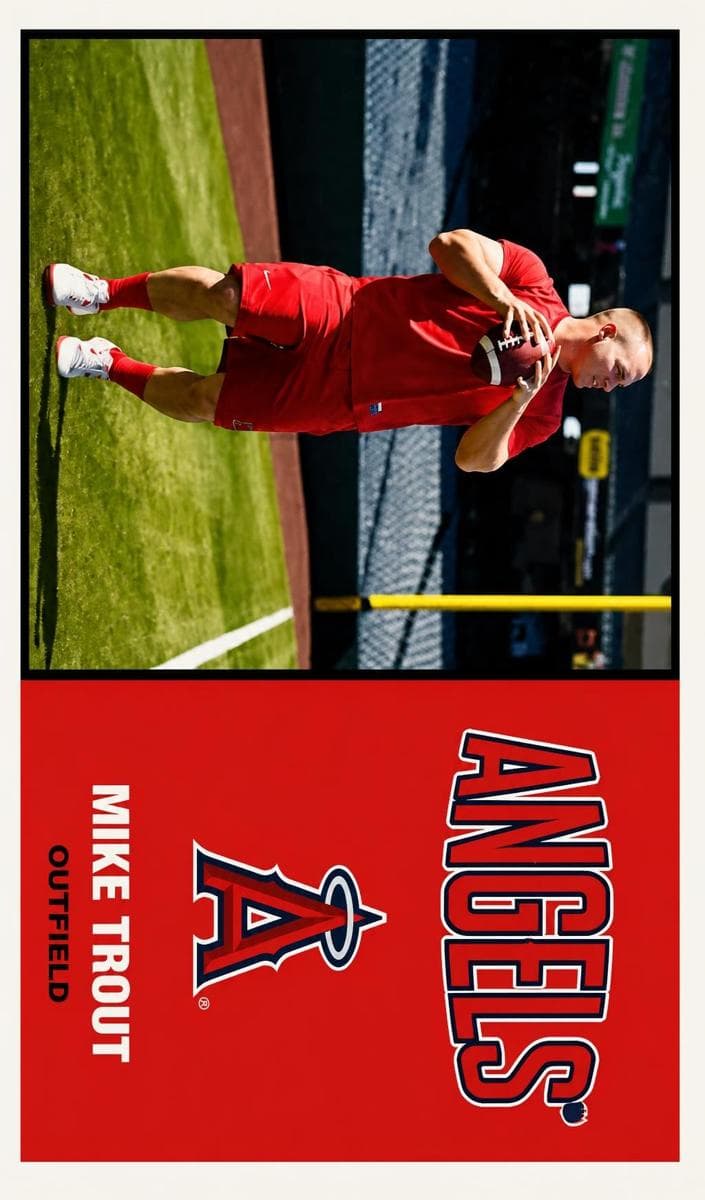 Mike Trout 2023 topps Throwback Thursday