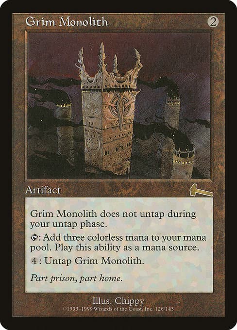 Grim Monolith 1999 Magic: The Gathering