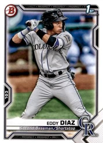 Eddy Diaz 2021 bowman Bowman