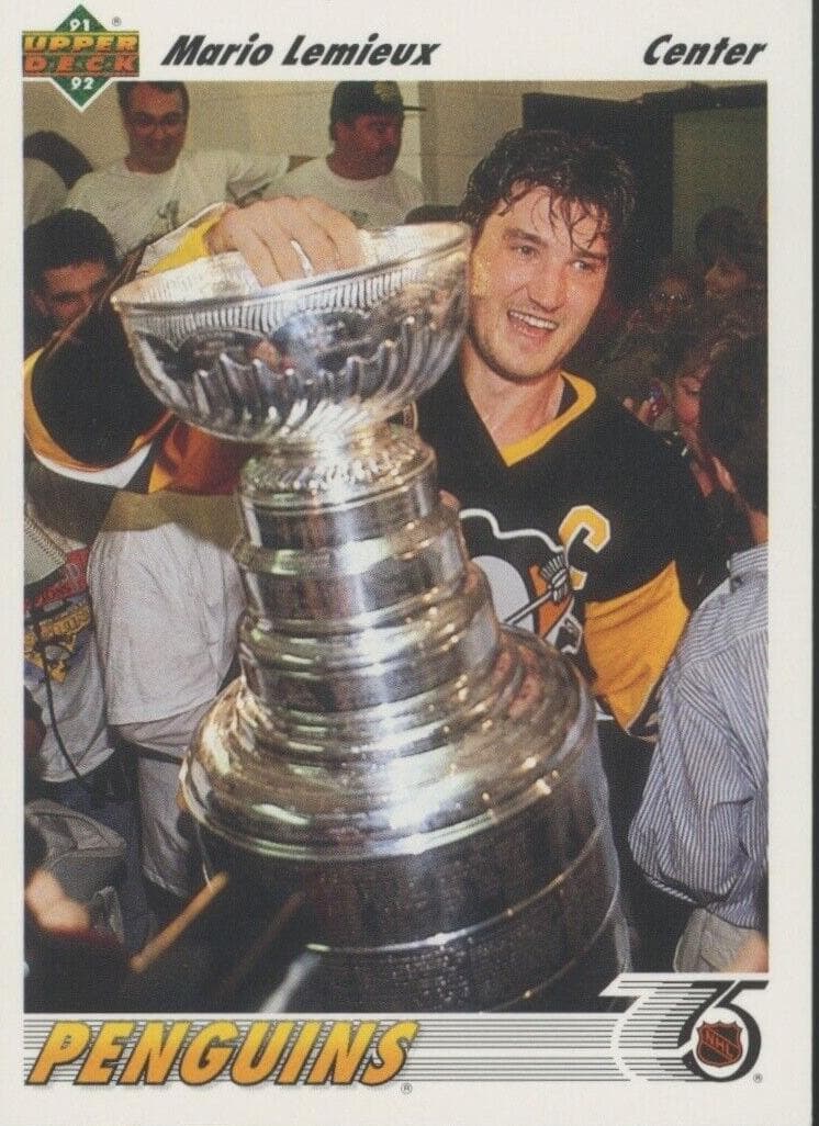 Mario Lemieux 1991 upper-deck Upper Deck