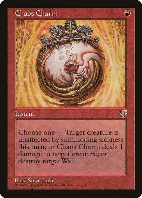 Chaos Charm 1996 Magic: The Gathering