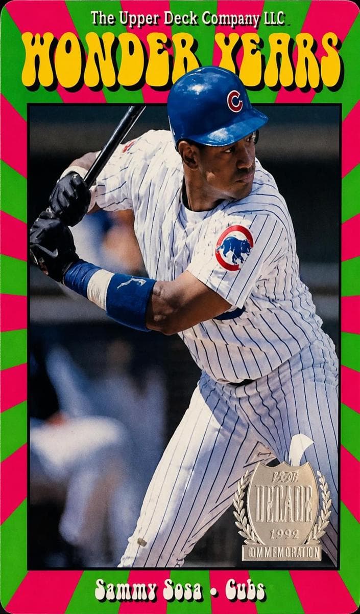 Sammy Sosa 1999 upper-deck Upper Deck