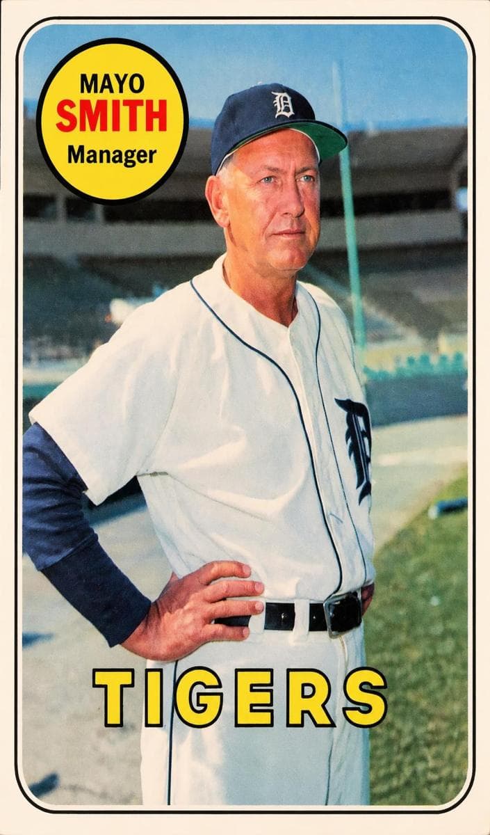 Mayo Smith 1969 topps O-Pee-Chee