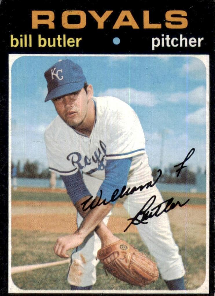 Bill Butler 1971 topps Topps