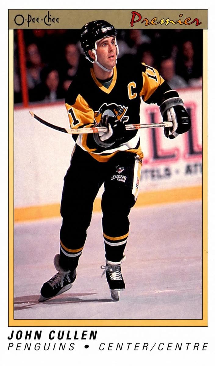 John Cullen 1990 topps O-Pee-Chee Premier
