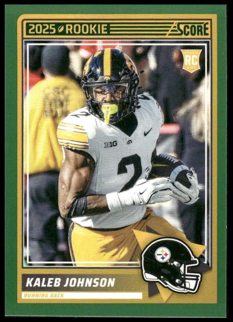 Kaleb Johnson trading card