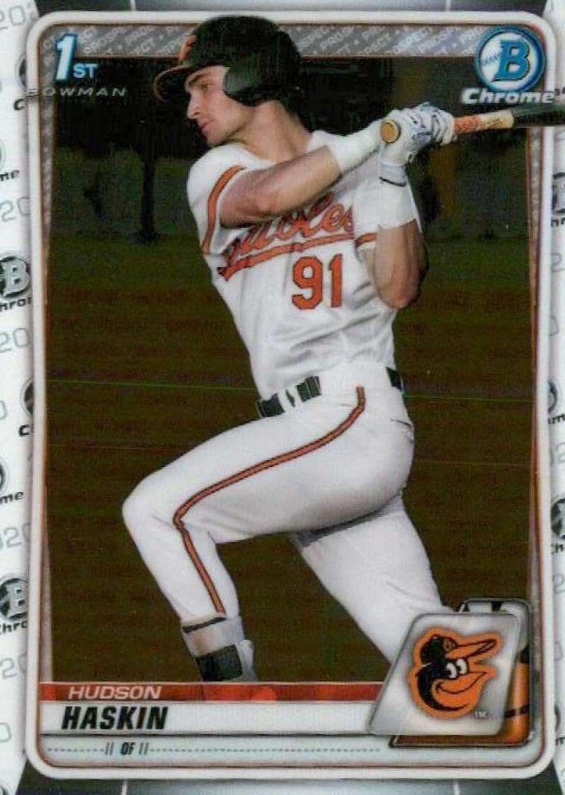 Hudson Haskin 2020 bowman Bowman Draft