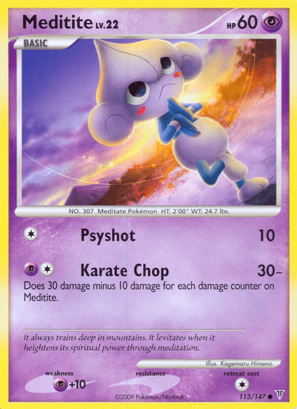 Meditite 2009 Pokemon