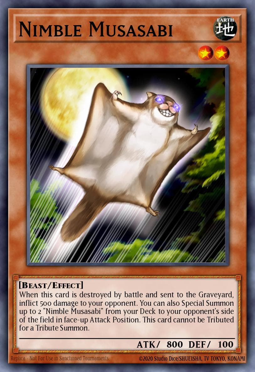 Nimble Musasabi 2008 Yu-Gi-Oh! Light of Destruction