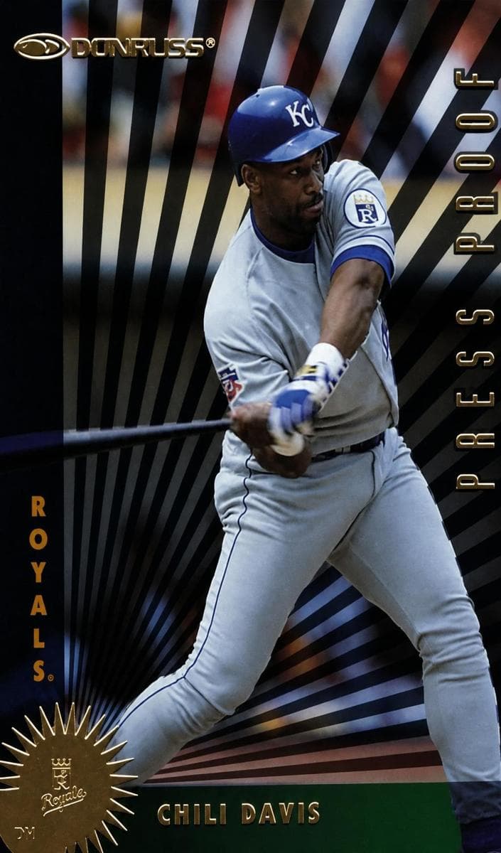 Chili Davis 1997 panini Donruss