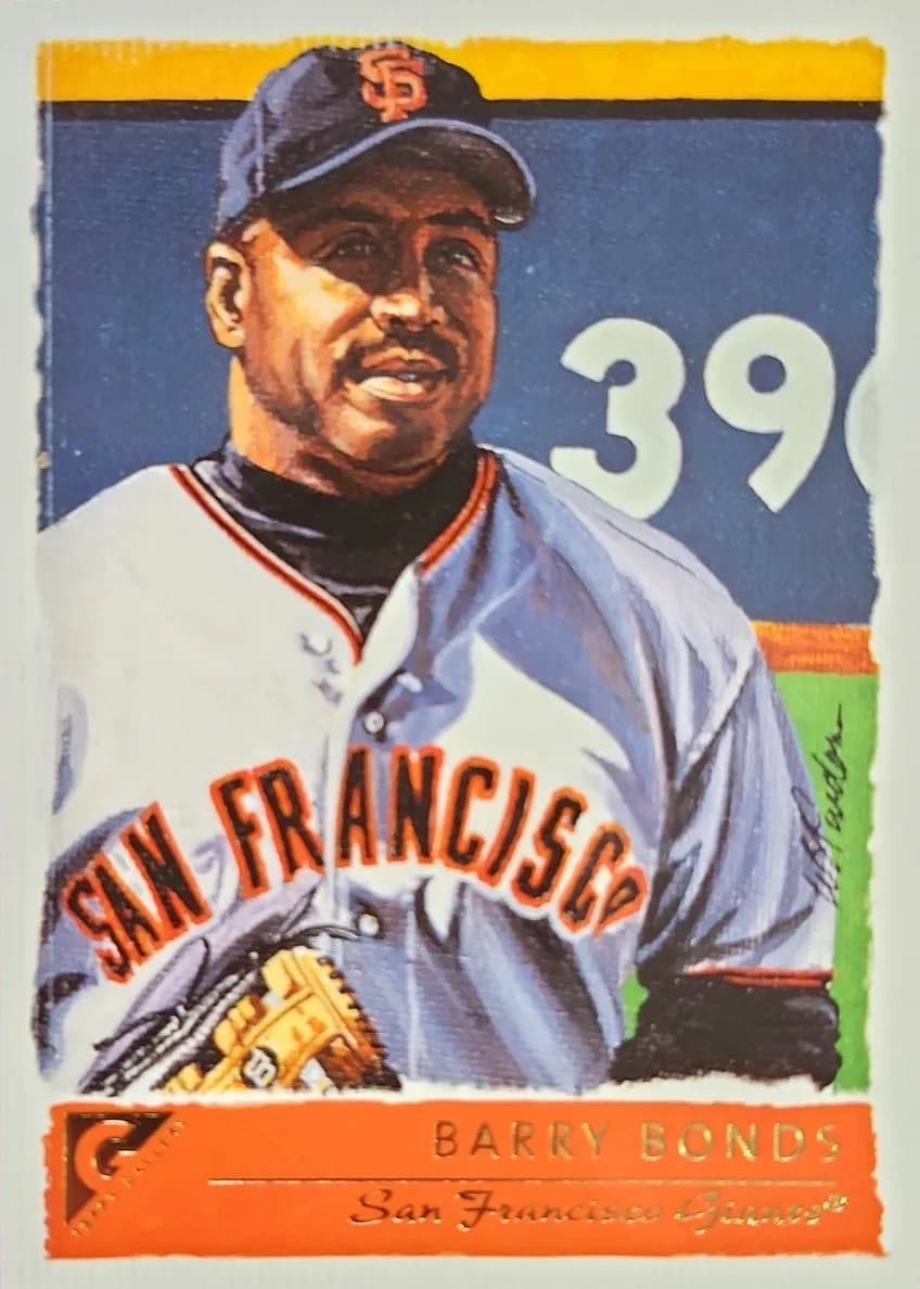 Barry Bonds 2001 topps Topps Gallery