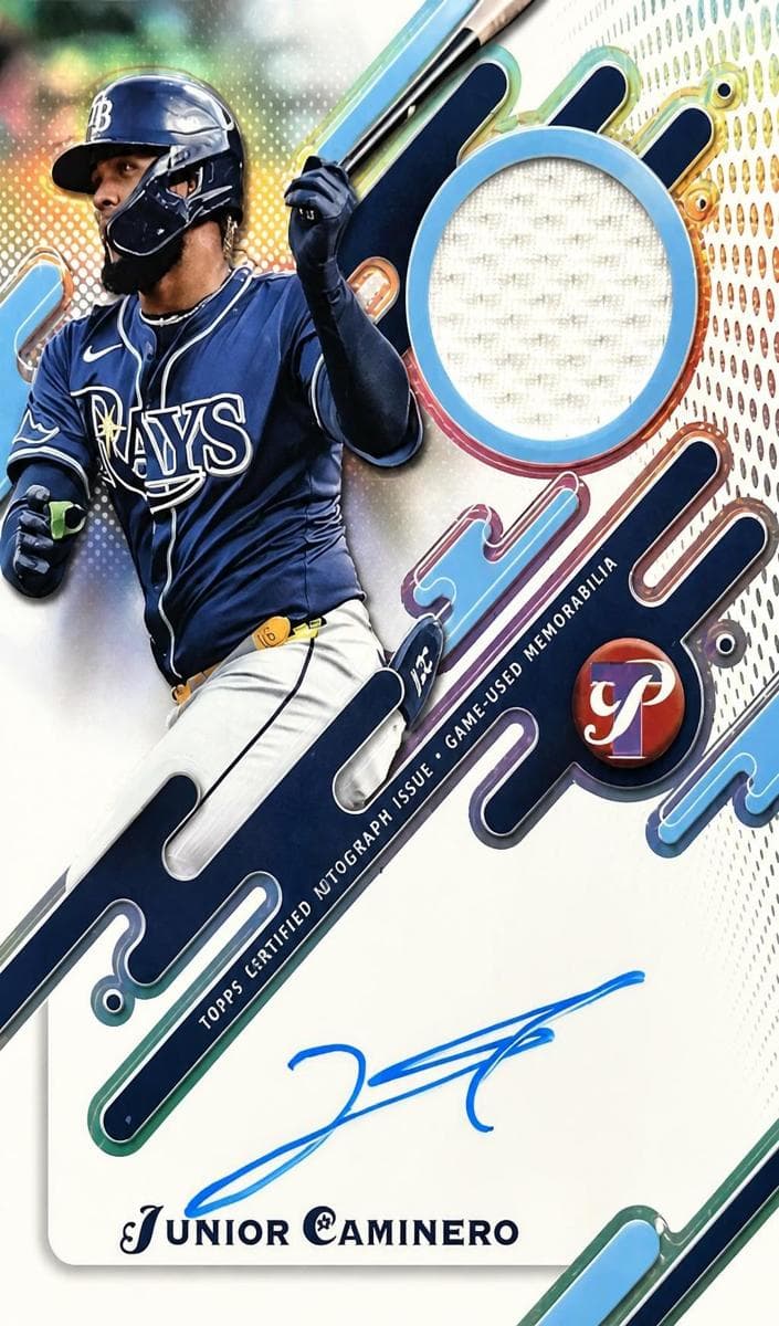 Junior Caminero 2025 topps Topps Pristine